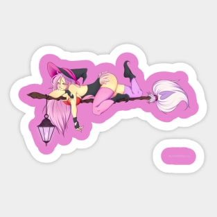 Valentine witch of Love and Lust Sticker